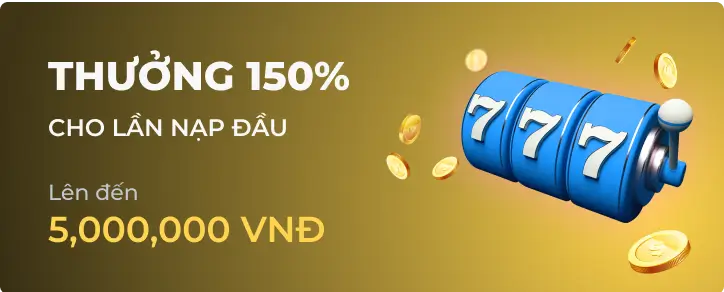 Hình ảnh quảng bá cho chương trình Thưởng 150% tại UK88BETVIP